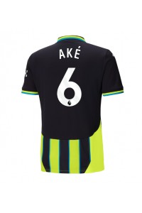 Manchester City Nathan Ake #6 Voetbaltruitje Uit tenue 2024-25 Korte Mouw